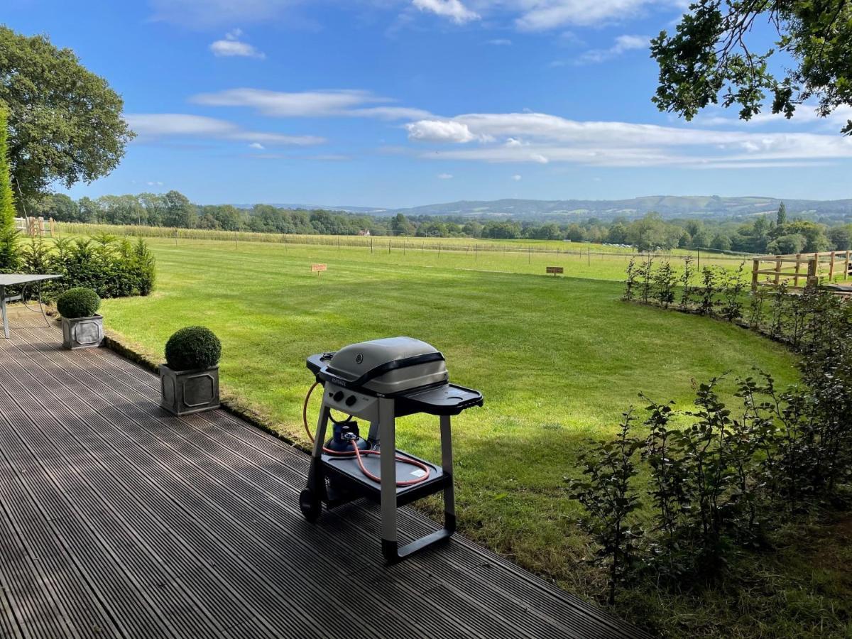 Stunning Cabin With Incredible Views Near Goodwood Rogate Exterior foto